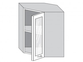 1.60.3у Шкаф настенный (h=720) угловой на 600мм со стекл. дверцей в Красноуральске - krasnouralsk.magazin-mebel74.ru | фото