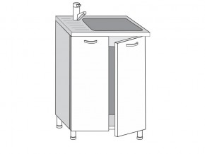 2.60.2мн Шкаф-стол на 600мм под накладную мойку с 2-мя дверцами в Красноуральске - krasnouralsk.magazin-mebel74.ru | фото