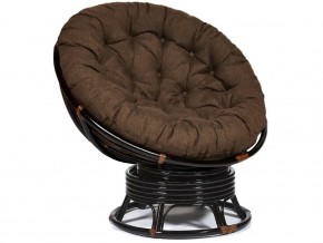 Кресло-качалка Papasan w 23/01 B с подушкой Antique brown, ткань Коричневый в Красноуральске - krasnouralsk.magazin-mebel74.ru | фото