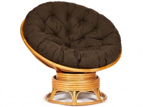 Кресло-качалка Papasan w 23/01 B с подушкой Honey, ткань Коричневый в Красноуральске - krasnouralsk.magazin-mebel74.ru | фото