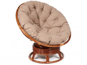 Кресло-качалка Papasan w 23/01 B с подушкой Pecan, экошерсть Коричневый в Красноуральске - krasnouralsk.magazin-mebel74.ru | фото