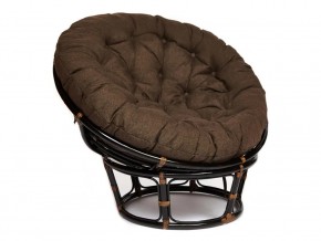 Кресло Papasan 23/01 W с подушкой Antique brown, ткань Коричневый в Красноуральске - krasnouralsk.magazin-mebel74.ru | фото