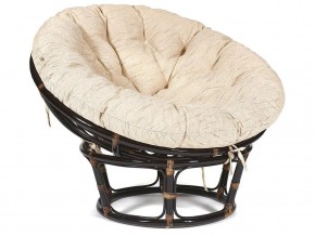 Кресло Papasan 23/01 W с подушкой Antique brown, ткань Старт в Красноуральске - krasnouralsk.magazin-mebel74.ru | фото