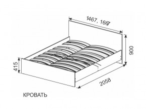 Кровать 1600х2000 ортопедическое основание в Красноуральске - krasnouralsk.magazin-mebel74.ru | фото