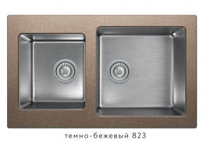 Мойка комбинированная Tolero twist TTS-840 Темно-бежевый 823 в Красноуральске - krasnouralsk.magazin-mebel74.ru | фото