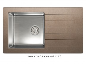 Мойка комбинированная Tolero twist TTS-860 Темно-бежевый 82 в Красноуральске - krasnouralsk.magazin-mebel74.ru | фото