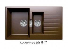 Мойка кварцевая Tolero Loft TL-860 Коричневый 817 в Красноуральске - krasnouralsk.magazin-mebel74.ru | фото