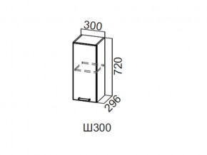 Ш300/720 Шкаф навесной 300/720 в Красноуральске - krasnouralsk.magazin-mebel74.ru | фото