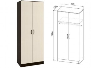 Шкаф 2 двери Ронда ШКР800.1 венге/дуб белфорт в Красноуральске - krasnouralsk.magazin-mebel74.ru | фото